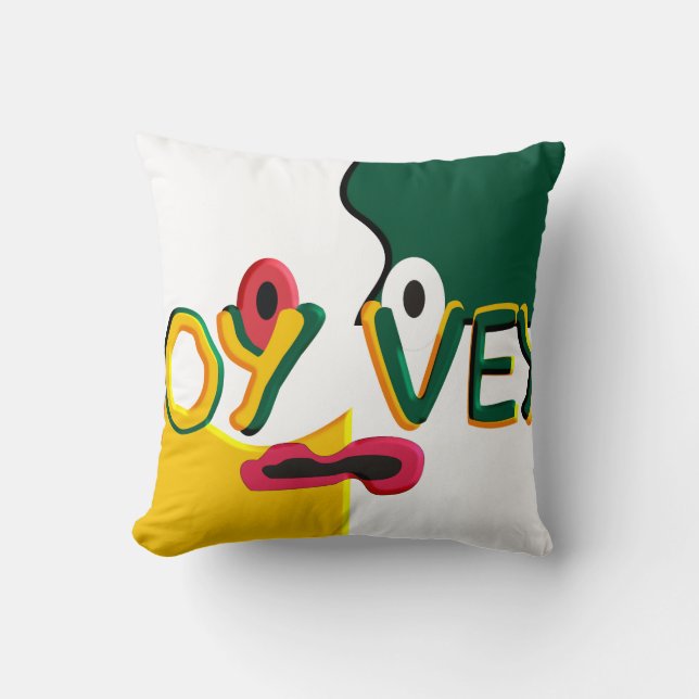 Oy Vey Pillow (Front)
