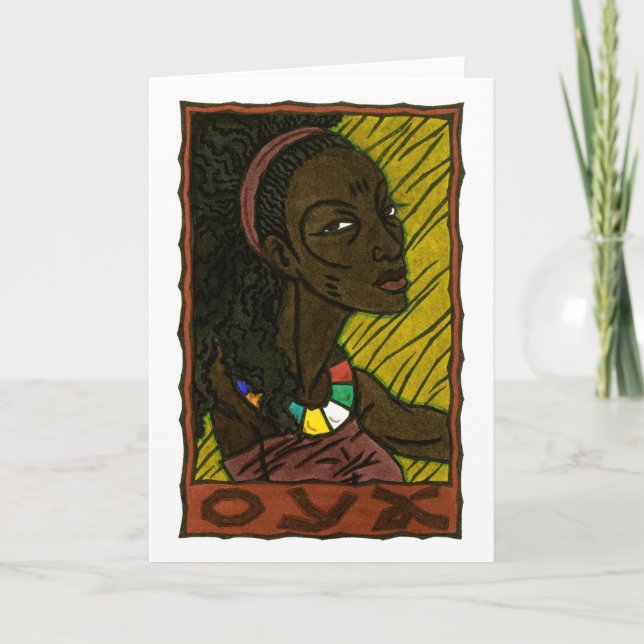 Oya Greeting Card (Front)