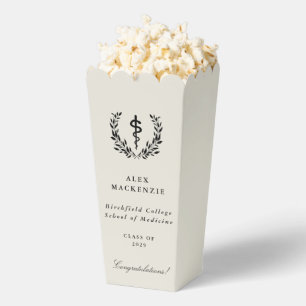 Oyster/Cream Asclepius Medical Graduation Favour Box