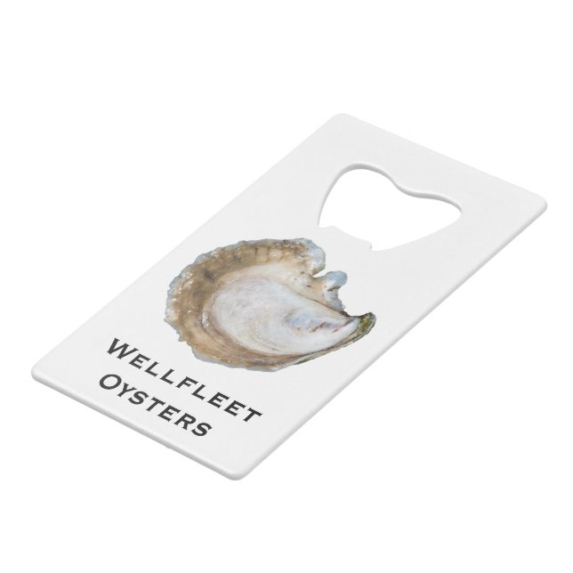 Oyster Credit Card Bottle Opener (Front Angled)