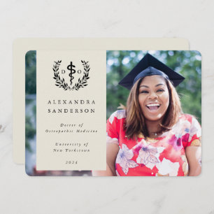 Oyster Doctor of Osteopathic Medicine Photo Announcement