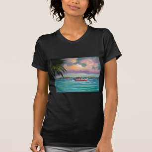 Oyster harvesting in Apalachicola Bay T-Shirt