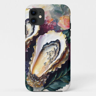 Oyster Oil Painting Floral Art iPhone 11 Case