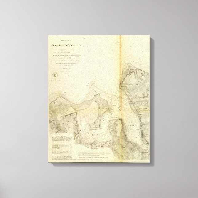 Oyster or Syosset Bay Canvas Print (Front)