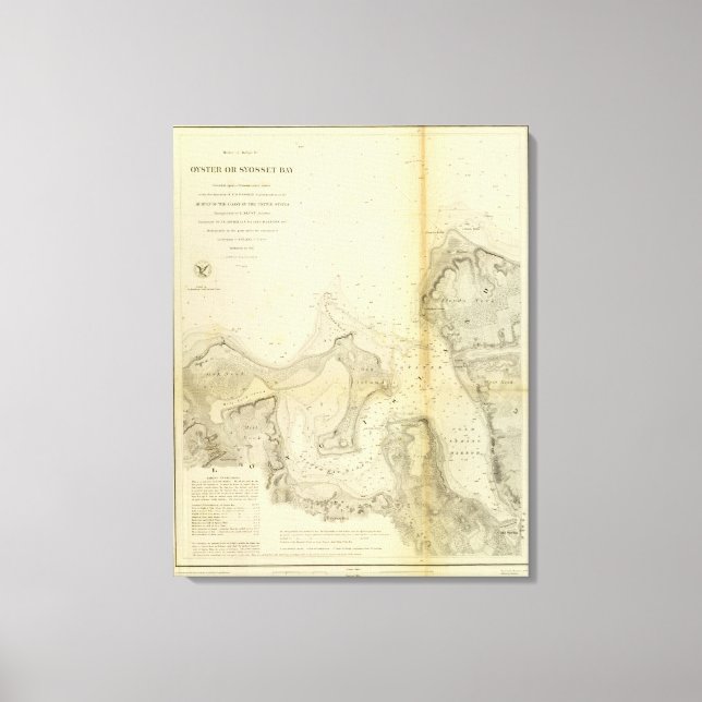 Oyster or Syosset Bay Canvas Print (Front)