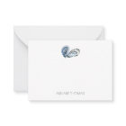 Oyster Personalised Stationary  Note Card