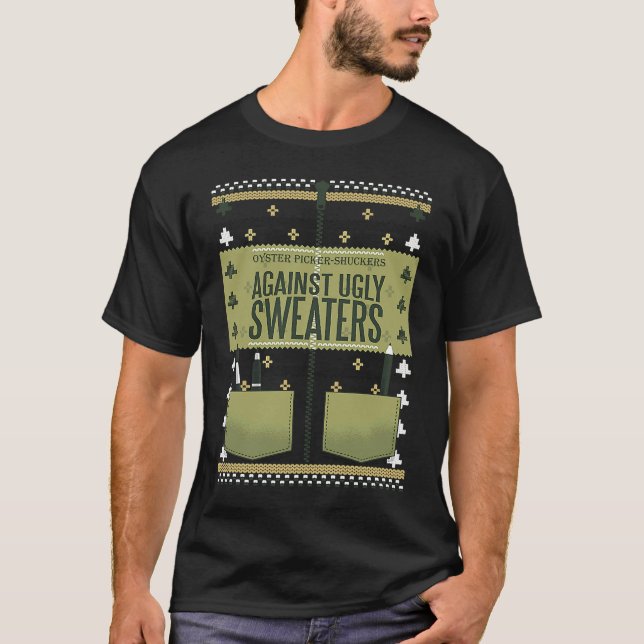 Oyster Picker Shuckers Against Ugly Sweaters (Front)