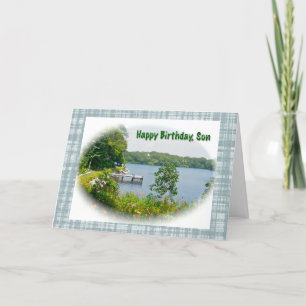 Oyster Pond Scene Son Birthday Card