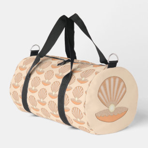 Oyster shell and Pearl Gender Neutral Diaper Bag