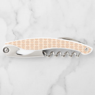 Oyster shell and Pearl Gender Neutral Patterned Corkscrew