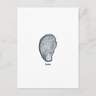 Oyster Shell Logo Postcard