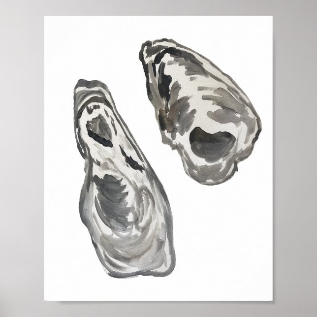Oyster Shell Painting Poster (Front)