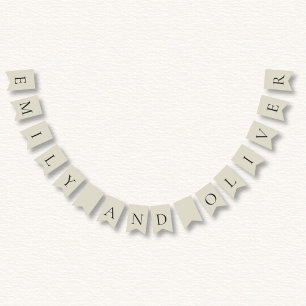 Oyster Shells Wedding  Bunting