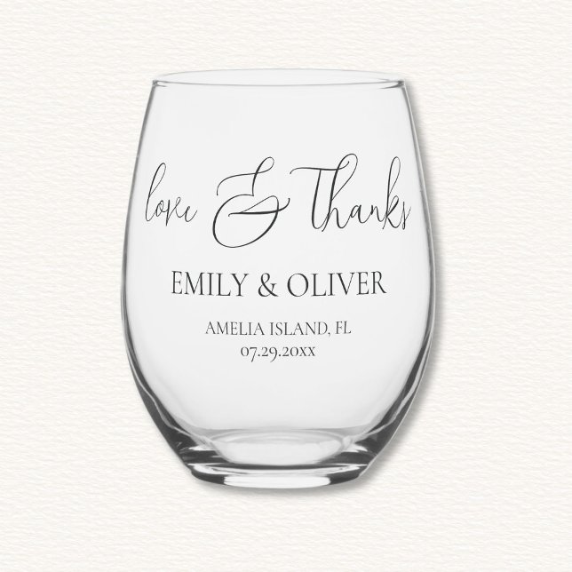 Oyster Shells Wedding Etched Drinkware Stemless Wine Glass (Creator Uploaded)