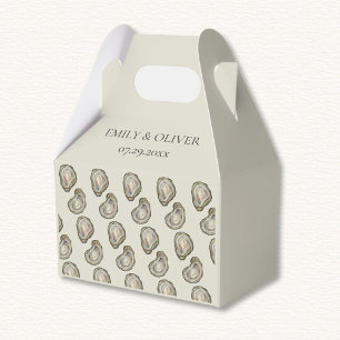 Oyster Shells Wedding Favour Box