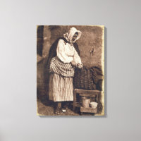 Oyster Woman, 1843-47 (salt paper print from calot