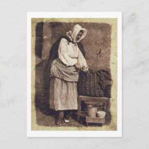 Oyster Woman, 1843-47 (salt paper print from calot Postcard