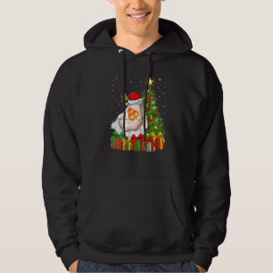 Oyster  Xmas Holiday Santa Oyster Christmas Tree Hoodie