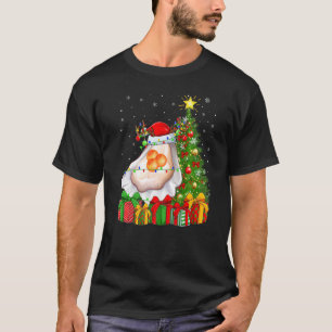 Oyster  Xmas Holiday Santa Oyster Christmas Tree T-Shirt
