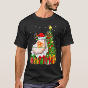 Oyster   Xmas Holiday Santa Oyster Christmas Tree T-Shirt