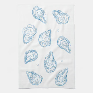 Oysters and More Oysters Tea Towel