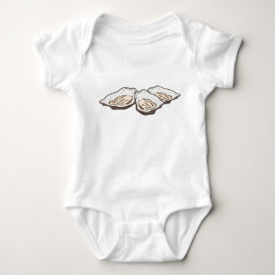 Oysters Baby Bodysuit