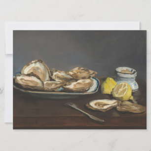 Oysters (by Edouard Manet) Card