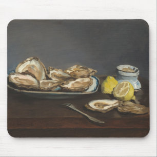 Oysters (by Edouard Manet) Mouse Mat