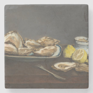 Oysters (by Edouard Manet) Stone Coaster