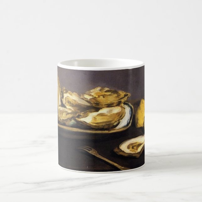 Oysters - Édouard Manet Coffee Mug (Center)