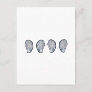 Oysters Logo Postcard