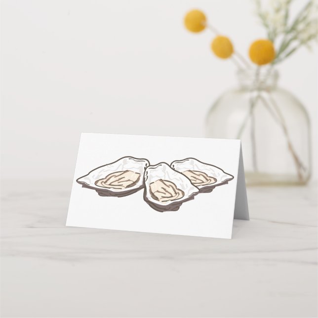 Oysters Place Card (Front)