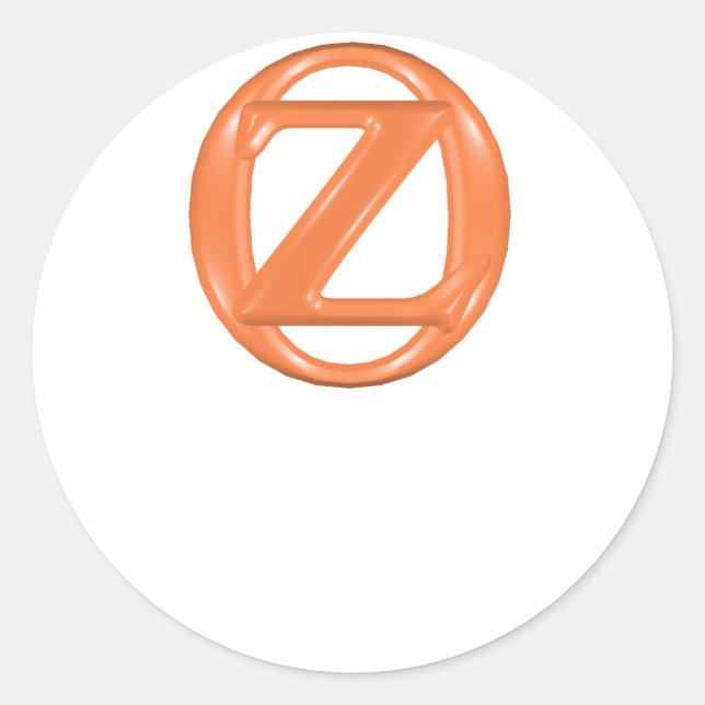 Oz Bookplate (Customisable) Classic Round Sticker (Front)