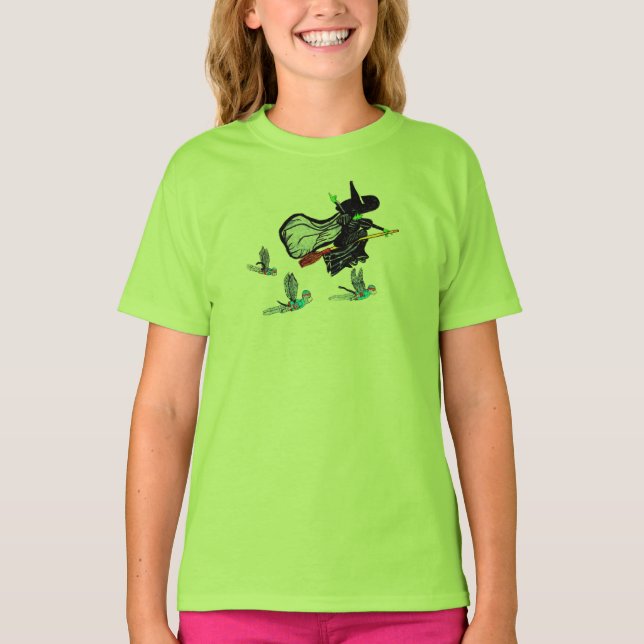 OZ FLYING WICKED WITCH T-Shirt (Front)