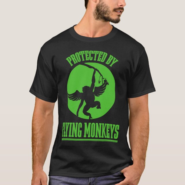 Oz Monkey-Wizard of OZ Wicked Witch Get My Flying T-Shirt (Front)
