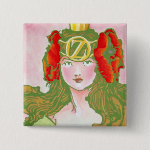 Oz Pinback - Ozma 15 Cm Square Badge