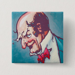 Oz Pinback- The Wizard 15 Cm Square Badge