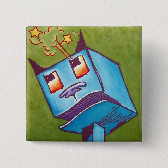 Oz Pinback - The Woozy 15 Cm Square Badge (Front)