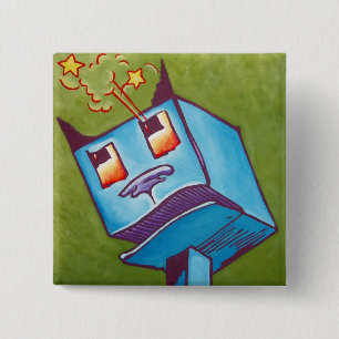 Oz Pinback - The Woozy 15 Cm Square Badge