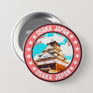 Ozaka 7.5 cm round badge
