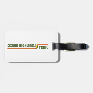Ozark Highlands Trail Arkansas Luggage Tag