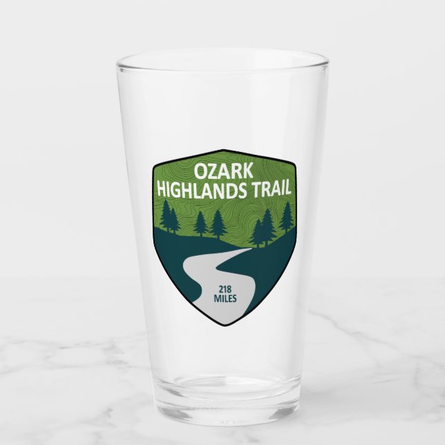 Ozark Highlands Trail Glass (Front)