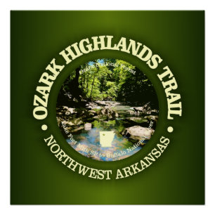 Ozark Highlands Trail (rd) Poster