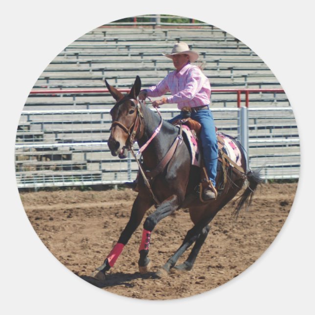 ozark mule days classic round sticker (Front)