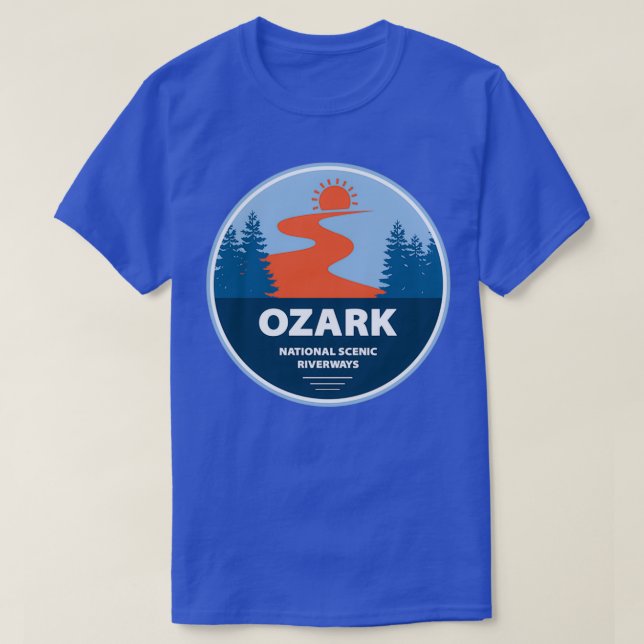 Ozark National Scenic Riverways T-Shirt (Design Front)