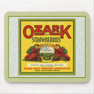 Ozark Strawberries Mouse Mat