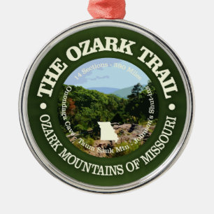 Ozark Trail (rd) Metal Tree Decoration