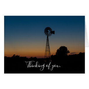 Ozark Windmill Thinking Of You Sunset