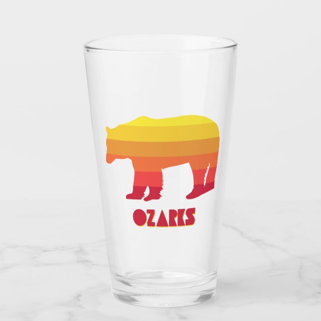 Ozarks Bear Glass (Front)