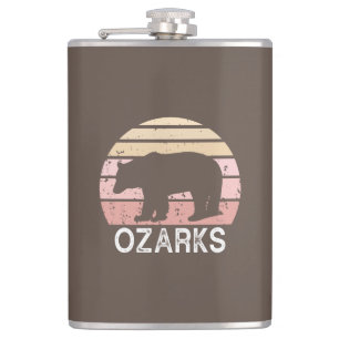 Ozarks Bear Hip Flask